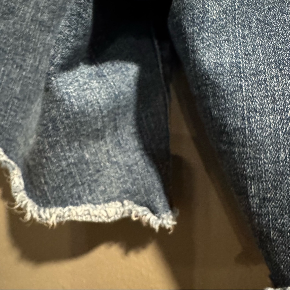 Democracy Distressed Blue Jean Shorts Size 12 - Picture 7 of 10
